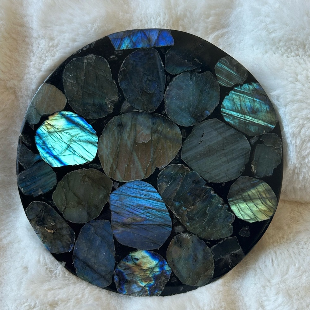 117mm Labradorite Natural Polish Mineral Specimen Healing 6.4oz / 181.43g
